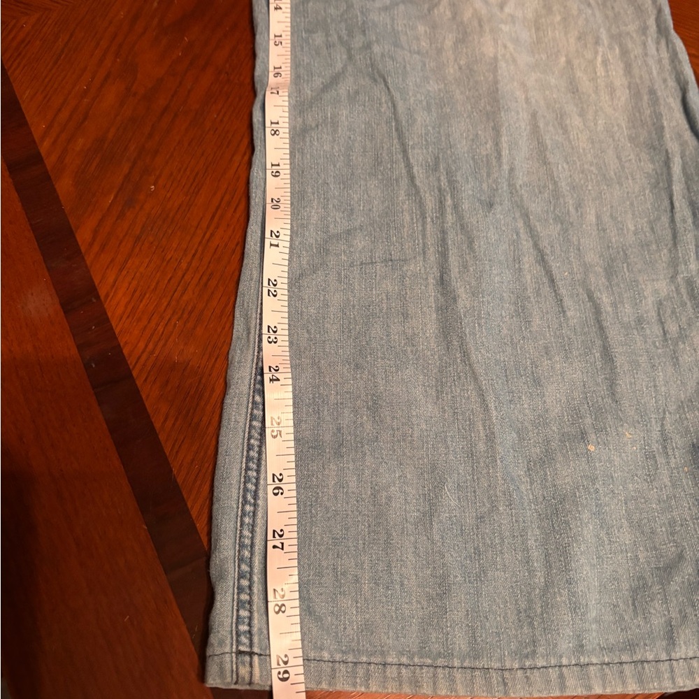 Free People Light Wash Denim Jumpsuit - Picture 3 of 3